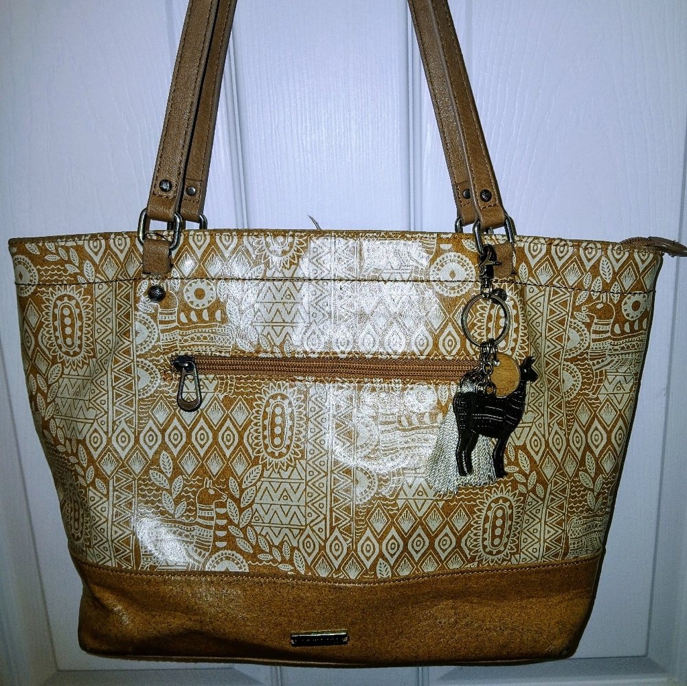 Sakroots Printed Cork Handbag